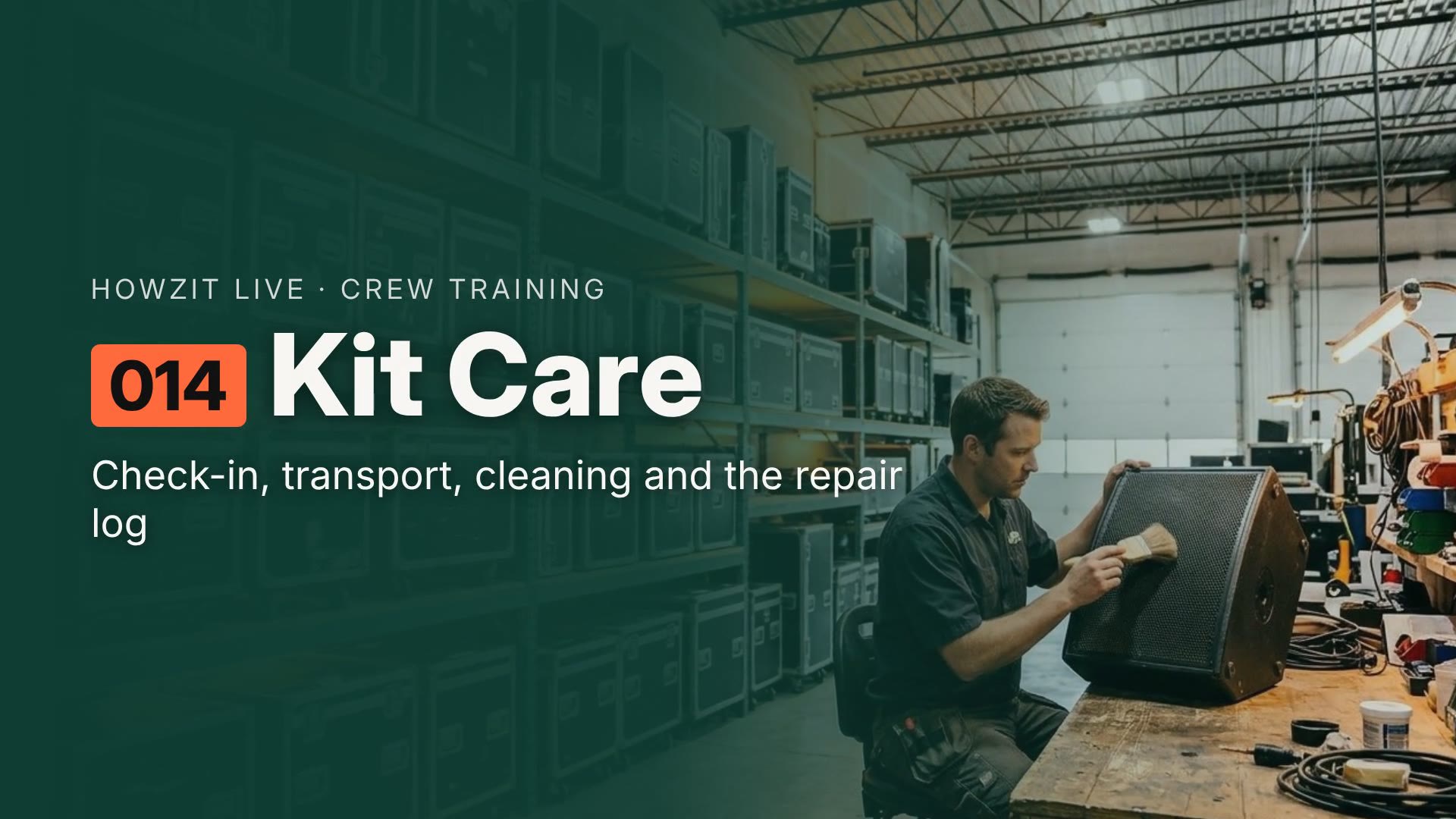 Kit Care — training module poster
