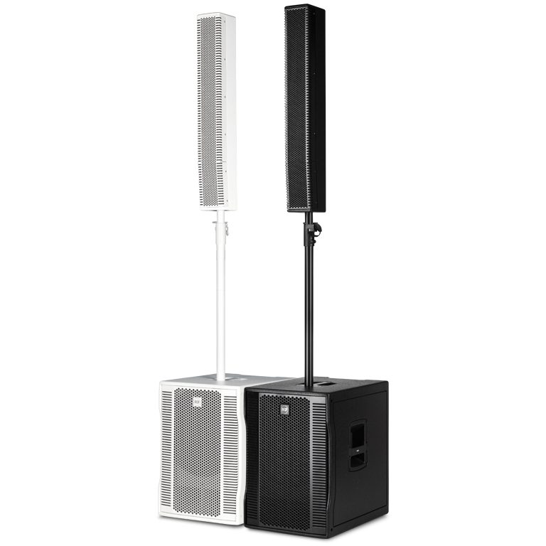 RCF Evox 12: taller column, 15" sub